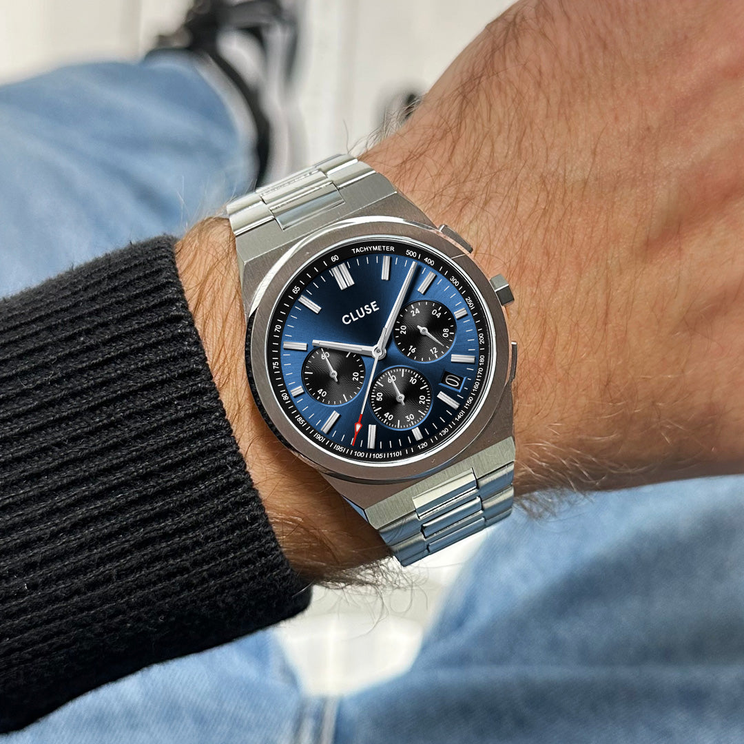 Cluse Vigoureux Chrono Steel
