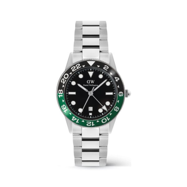 Daniel Wellington Iconic GMT Black Green Ceramic Bezel