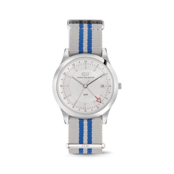 Daniel Wellington Pathfinder GMT Rowden Frost-White Silver