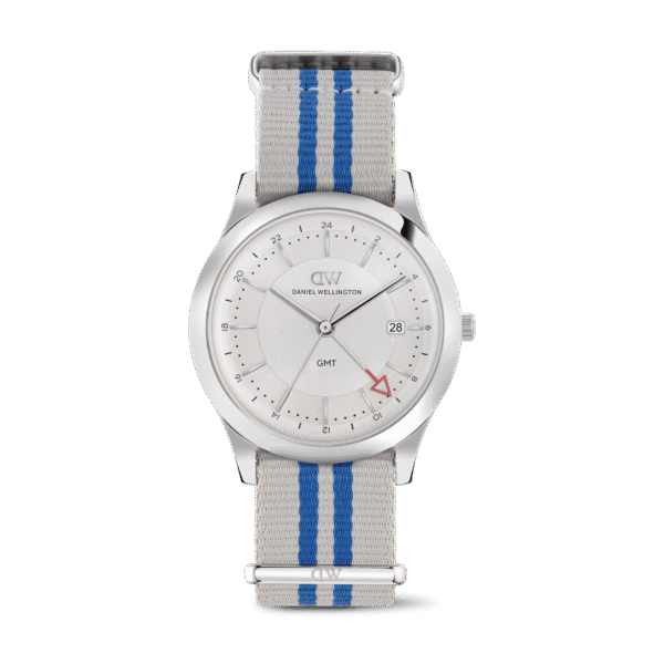 Daniel Wellington Pathfinder GMT Rowden Frost-White Silver