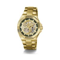 Guess Equity Gold Tone Automatic