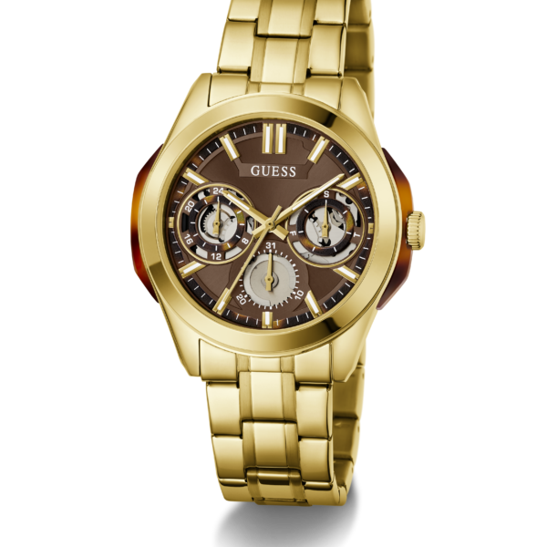 Guess Gold Tone Multi-function