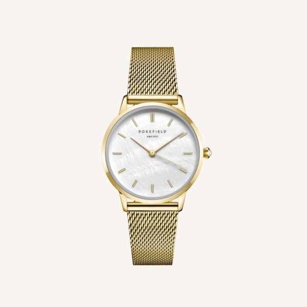 Rosefield Pearl Edit Mesh Gold