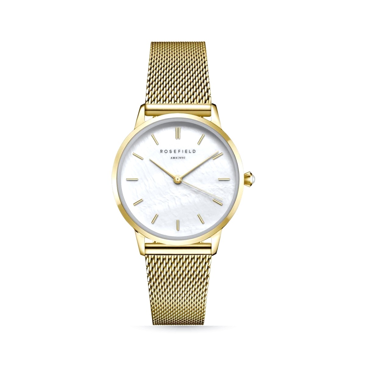 Rosefield Pearl Edit Mesh Gold