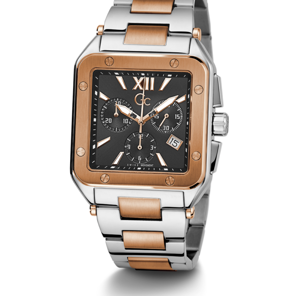 Guess Couture Square Chrono Metal